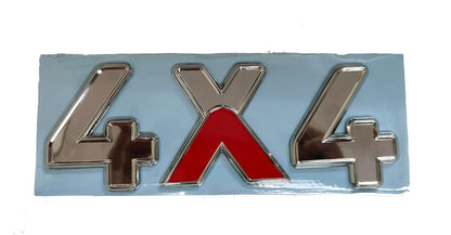 4x4 Thar Metal Finish Emblem Decal Badge