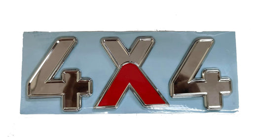 4x4 Thar Metal Finish Emblem Decal Badge