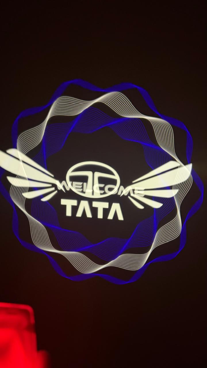 CARDI TATA Car Ghost Light | LED Door Welcome Shadow Light (Pack of 2),(1 YEAR WARRANTY)