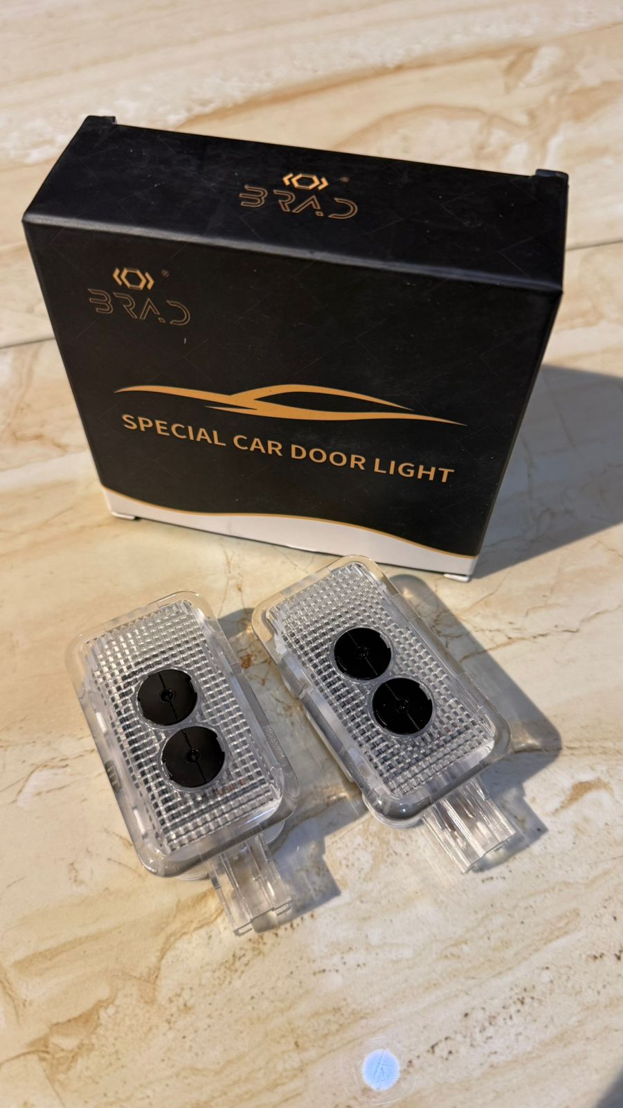Car Door Welcome Logo Projector Light – LED Special Car Door Light | Plug & Play Courtesy Ghost Shadow Light | Premium Car Accessory (Pack of 2)
