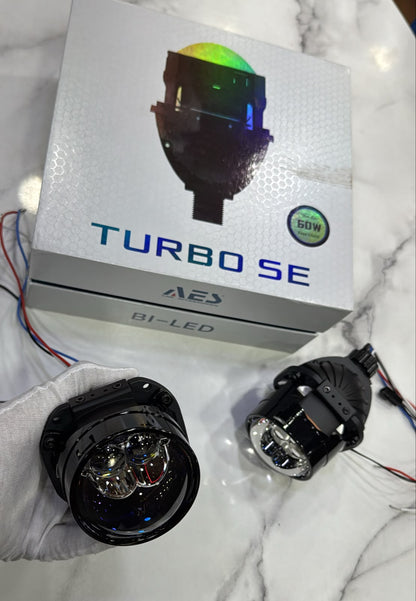 AES Turbo SE 60W Bi-LED Headlight Projector for Car 1 year warranty