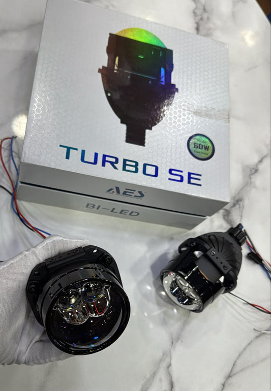 AES Turbo SE 60W Bi-LED Headlight Projector for Car 1 year warranty