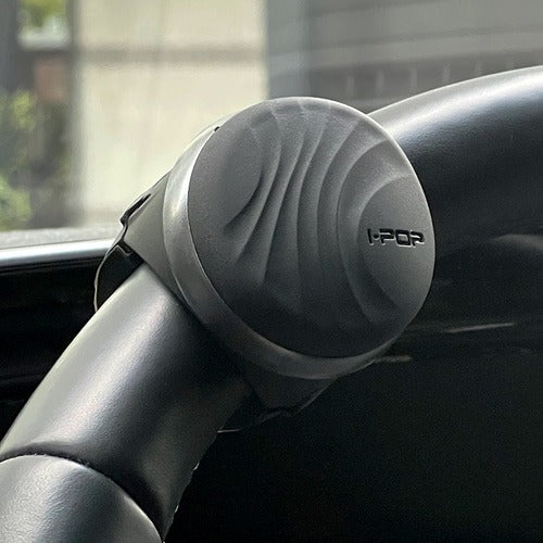 I-POP Soft Grip Steering Wheel Spinner â€“ Silicone Material, Non-Slip Car Steering Knob for Easy Turning, Universal Fit, Quick Installation