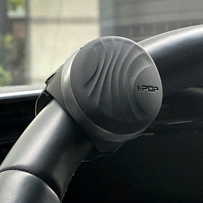 I-POP Soft Grip Steering Wheel Spinner â€“ Silicone Material, Non-Slip Car Steering Knob for Easy Turning, Universal Fit, Quick Installation