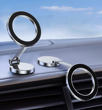 Car Mount,360Â°Rotatable Magnetic Phone Holder for Car Dashboard, Universal Car Mobile Holder for iPhone 16/15/14/13/12,Samsung,Strong Magnets (with 2 MagSafe Rings)