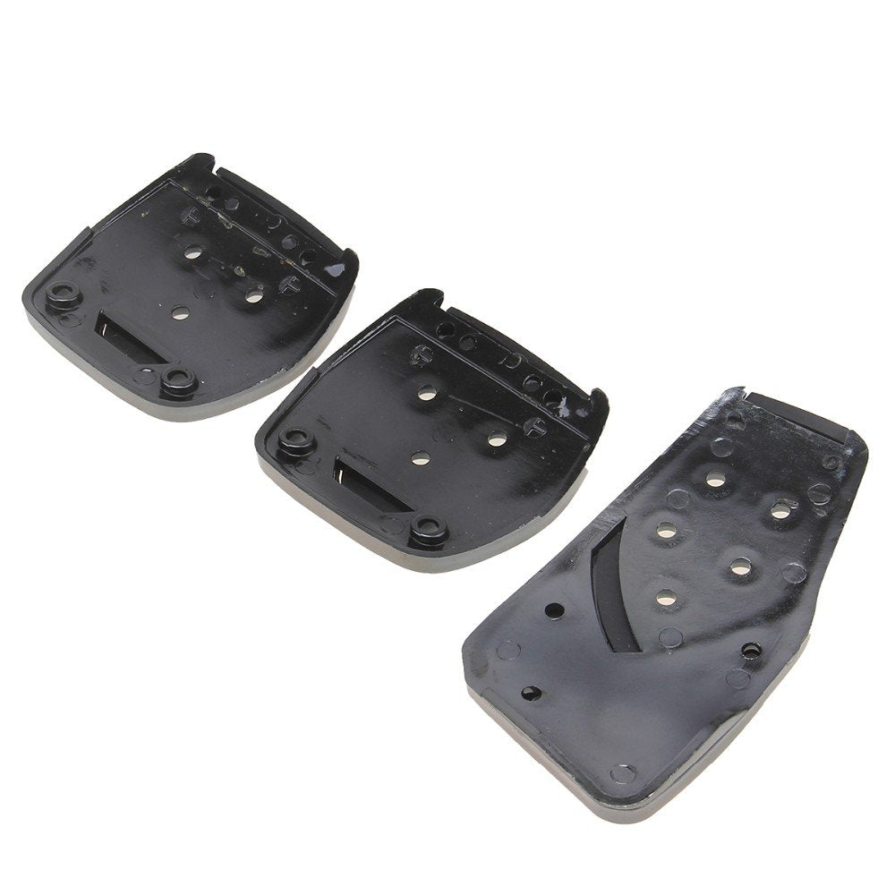 3 Pcs Non-Slip Manual CS-375 Car Pedals kit Pad Covers Set