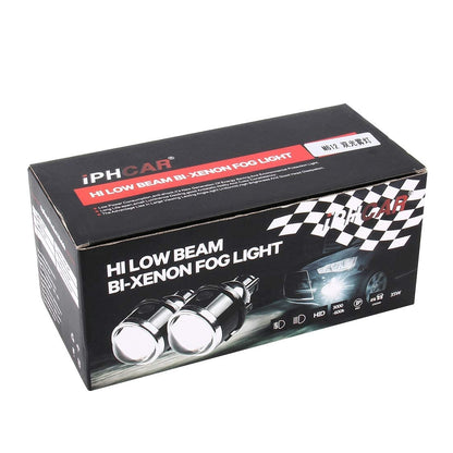 2PC IPHCAR PROJECTOR M612 H11 H8 Compatible 3.0" 12V BI-Xenon Fog Light Projector Housing Without Bulb BALLAST