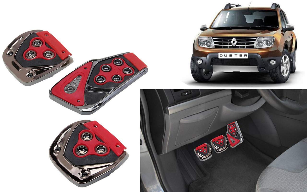 3 Pcs Non-Slip Manual CS-375 Car Pedals kit Pad Covers Set