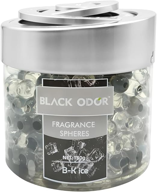 Super Fragrance Black Odor Car Air Freshener B0-10| 130g Bubble Gel Balls | Long-Lasting Scent for Home, Office, Car, Bathroom & Closet | Odor Eliminator & Room Deodorizer (Bubble Gum)