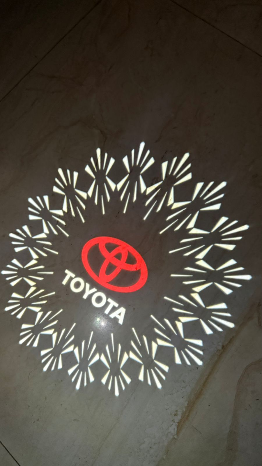 CARDI TOYOTA Car Ghost Light | LED Door Welcome Shadow Light (Pack of 2),(1 YEAR WARRANTY)  style 01