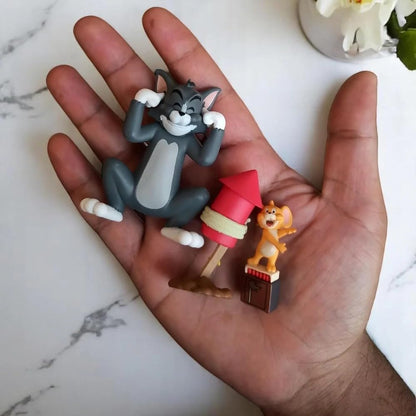 Cute T&J Blast Cartoon Character Car Interior Accessory-Cute Toy for car Dashboard and Table top (T&J Blast)