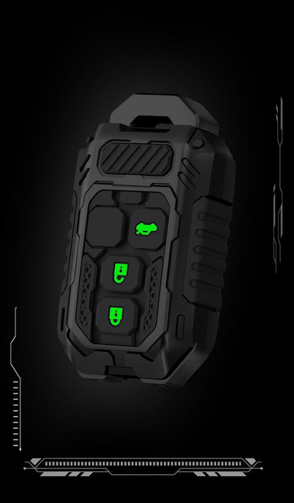 Premium Metal Black Transformer Series Soft Silicon Key Cover for Maruti Suzuki