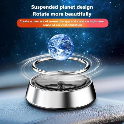 Rotating Solar Energy Ball Car Aromatherapy Air Freshner Perfume For All Cars | Home | Office Air Fresher Decoration Perfume Diffuser - Interstellar Ball (Interstellar Mars)