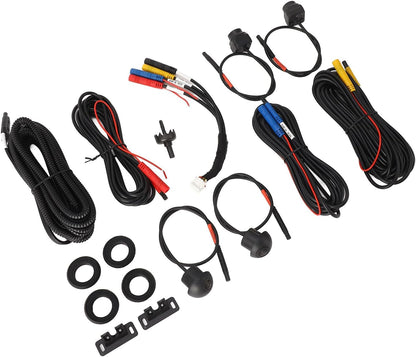 Surround View Camera System, High Resolution 360 Car Camera for Android Auto Radio (720P)