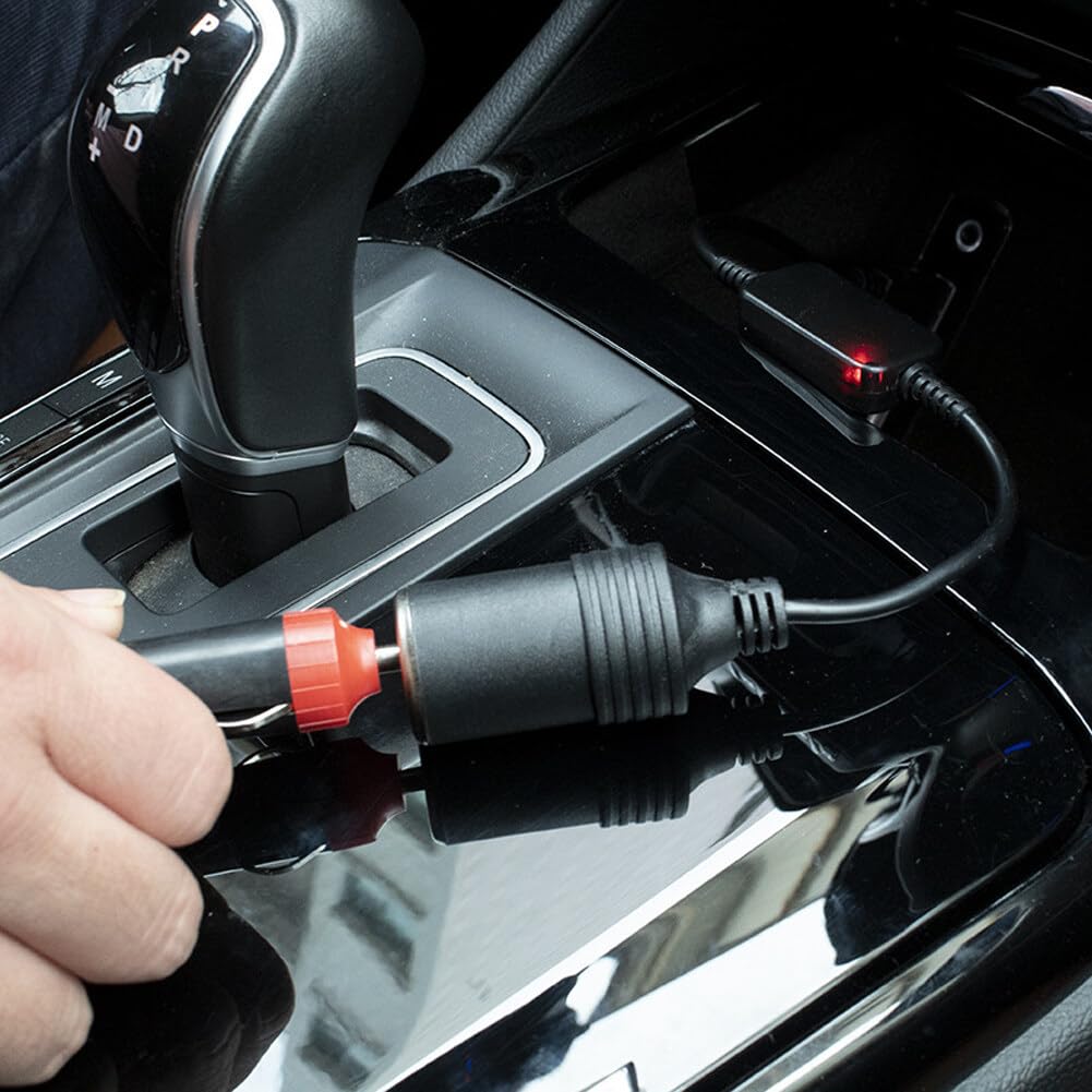 1Ft/30cm Cigarette Lighter Cable,USB Port to Car Cigarette Lighter Socket Female Converter Adapter Cord Car Cigarette Lighter Cable Converter for 12V-24V Vehicles,RV,SUV