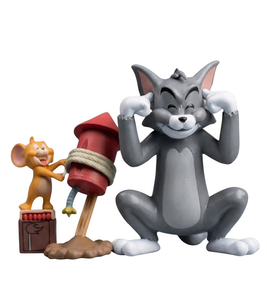 Cute T&J Blast Cartoon Character Car Interior Accessory-Cute Toy for car Dashboard and Table top (T&J Blast)