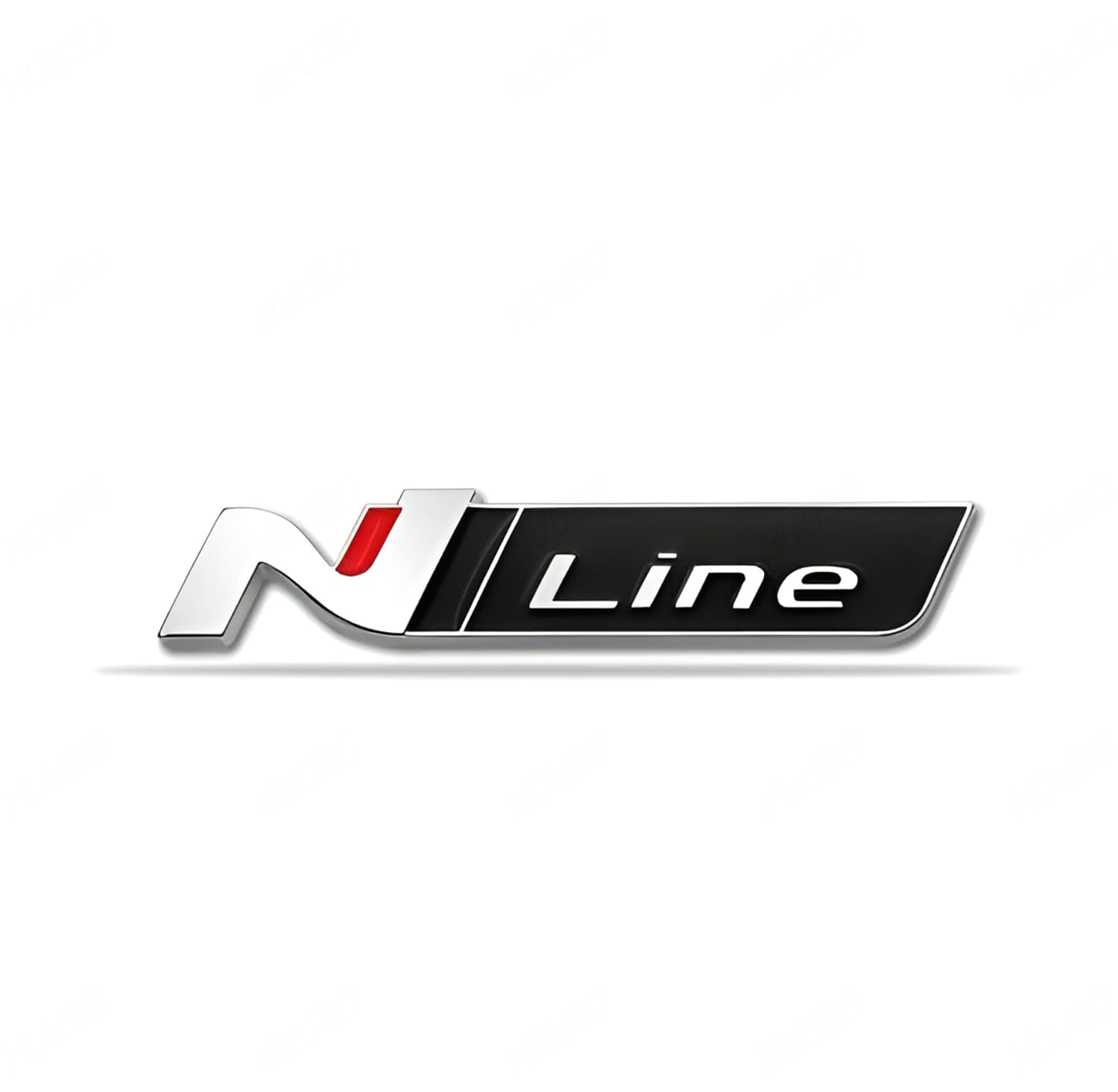 N Line Performance Sticker 3D Raised N Line Metal Monogram Emblem Badge Sticker for All Cars & Bi ...