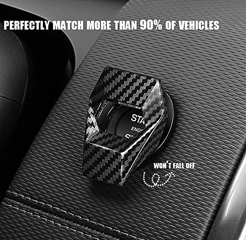 Car Engine Start Stop Button Cover Push Start Button Cover Car Engine Decoration Cover