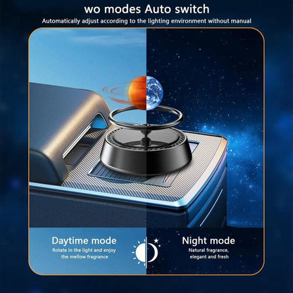 Rotating Solar Energy Ball Car Aromatherapy Air Freshner Perfume For All Cars | Home | Office Air Fresher Decoration Perfume Diffuser - Interstellar Ball (Interstellar Mars)