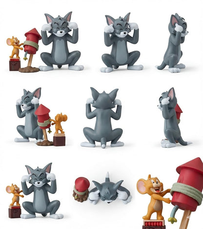 Cute T&J Blast Cartoon Character Car Interior Accessory-Cute Toy for car Dashboard and Table top (T&J Blast)