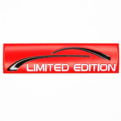 Caroxygen Metal Limited Edition Logo Sticker for Car Bike, 9CM x 2.5CM
