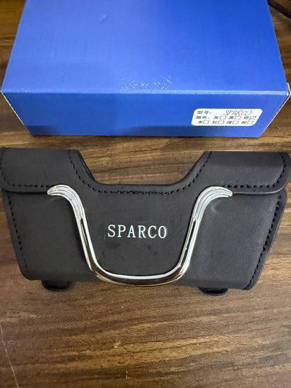 CarOxygen Leather Sun Glass Clip Sun Visor Car Eyeglasses Holder Universal for car and Vehicles