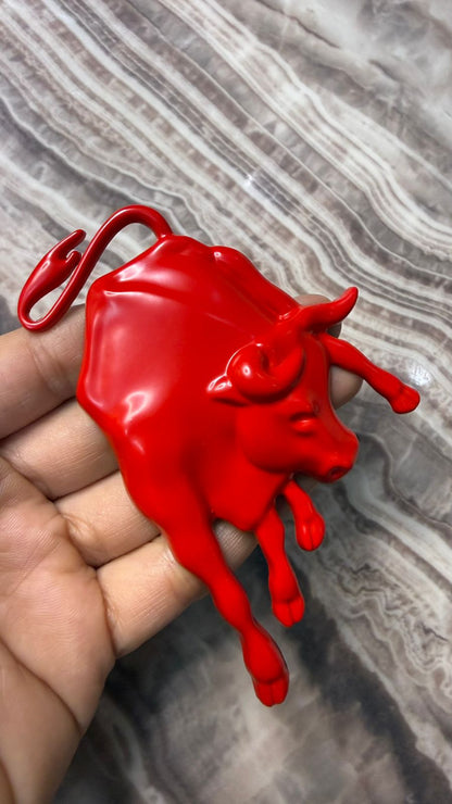 3D Metal Logo Car Stickers Badges Emblem Chrome Gold Bull Bull Universal Sail for Cars Trucks Motorcycles Car Decoration