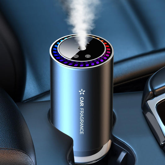 Smart Car Air Fresheners, New Smell Experience Cologne Car Freshener Essential Oil Diffuser, Adjustable Concentration, Auto On/Off, Built-in Battery, Each Bottle of Perfume Lasts 120 Days