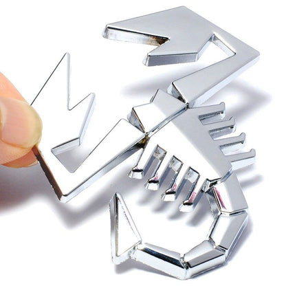 Scorpion Emblem Sticker for All Cars, Bikes, Metal