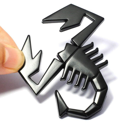 Scorpion Emblem Sticker for All Cars, Bikes, Metal