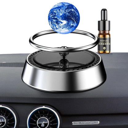 Rotating Solar Energy Ball Car Aromatherapy Air Freshner Perfume For All Cars | Home | Office Air Fresher Decoration Perfume Diffuser - Interstellar Ball (Interstellar Mars)