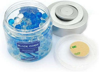 Super Fragrance Black Odor Car Air Freshener B0-10| 130g Bubble Gel Balls | Long-Lasting Scent for Home, Office, Car, Bathroom & Closet | Odor Eliminator & Room Deodorizer (Bubble Gum)