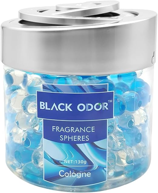 Super Fragrance Black Odor Car Air Freshener B0-10| 130g Bubble Gel Balls | Long-Lasting Scent for Home, Office, Car, Bathroom & Closet | Odor Eliminator & Room Deodorizer (Bubble Gum)