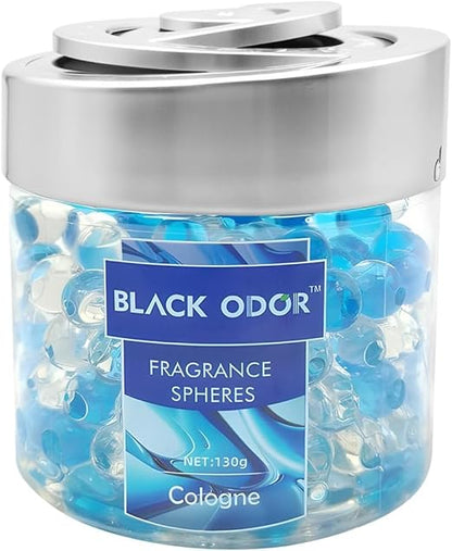 Super Fragrance Black Odor Car Air Freshener B0-10| 130g Bubble Gel Balls | Long-Lasting Scent for Home, Office, Car, Bathroom & Closet | Odor Eliminator & Room Deodorizer (Bubble Gum)