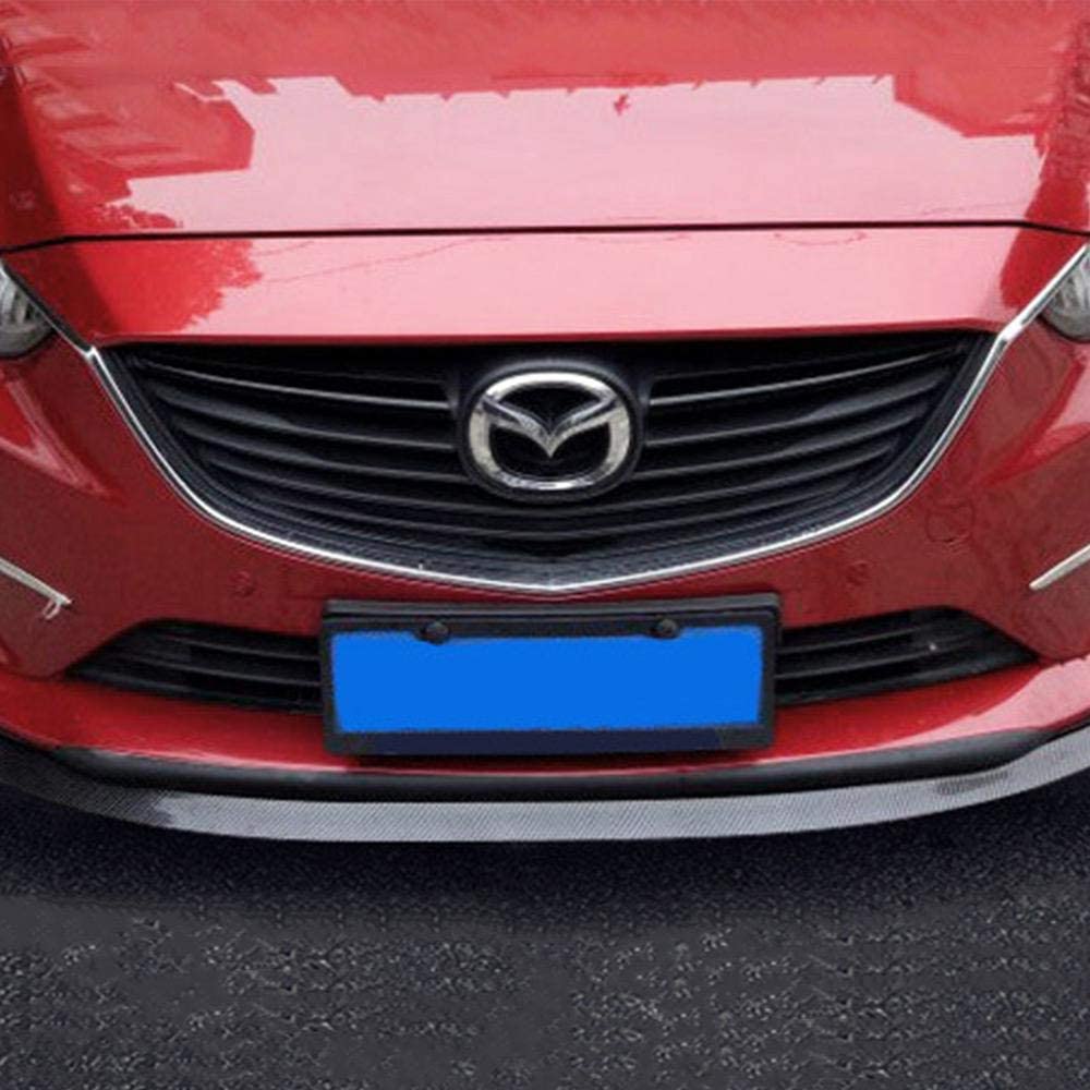 Car Front Bumper Protector, Universal Car Bumper Lip Carbon Fiber Spoiler 2.5M Bumper Sticker Lip Strong Sticky Car Skirt Protector, For Cars Trucks SUV DIY Decoration