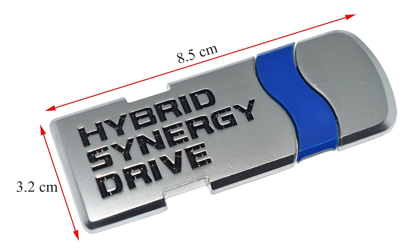 Caroxygen Hybrid Synergy Drive Badge Sticker for All Cars, Metal