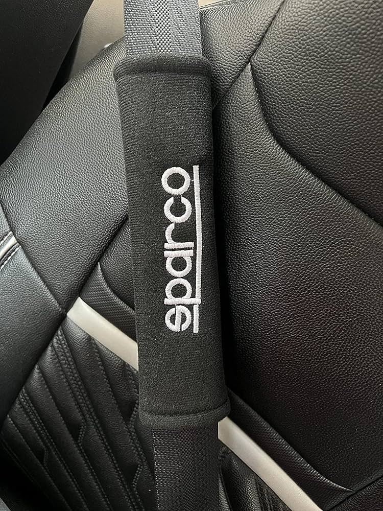 2PCS Cotton Seat Belt Cover Style Racing Car Seatbelt Safety Belt Shoulder Pads Universal (Blue)