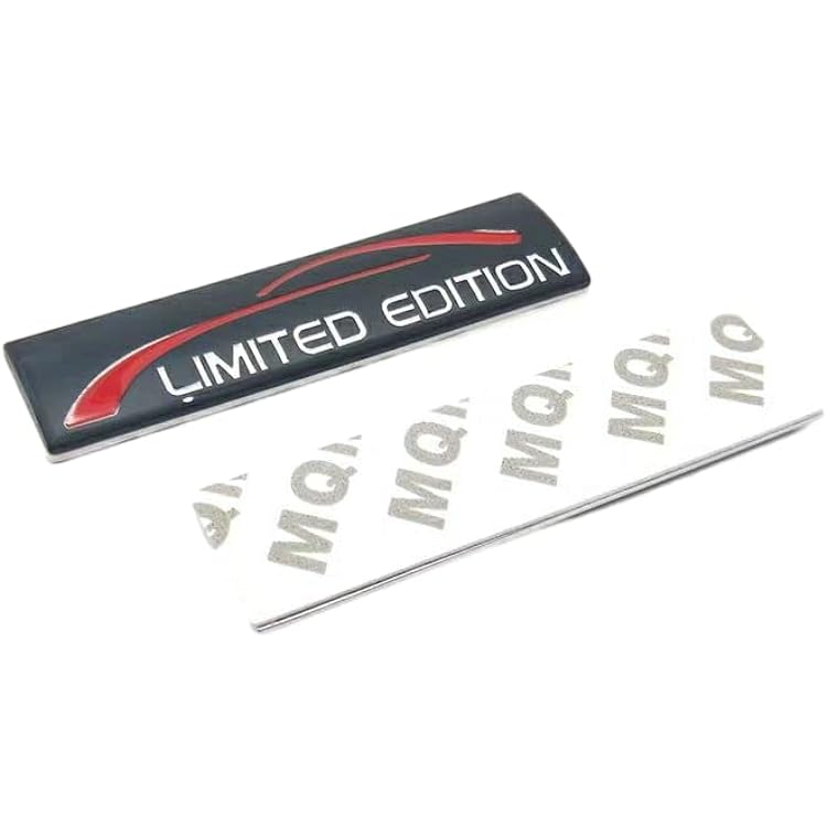 Caroxygen Metal Limited Edition Logo Sticker for Car Bike, 9CM x 2.5CM