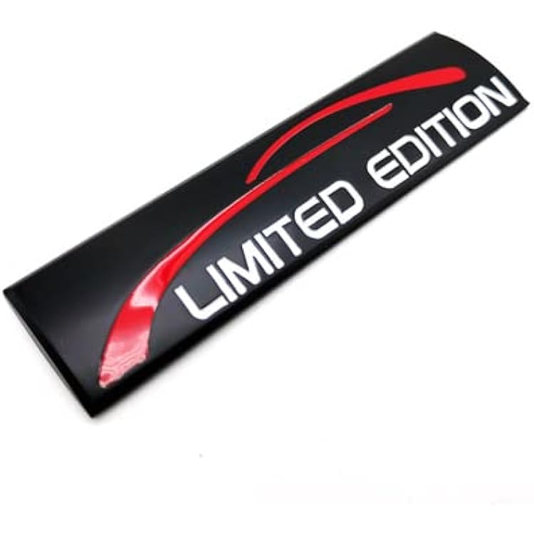 Caroxygen Metal Limited Edition Logo Sticker for Car Bike, 9CM x 2.5CM