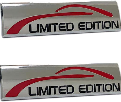 Caroxygen Metal Limited Edition Logo Sticker for Car Bike, 9CM x 2.5CM