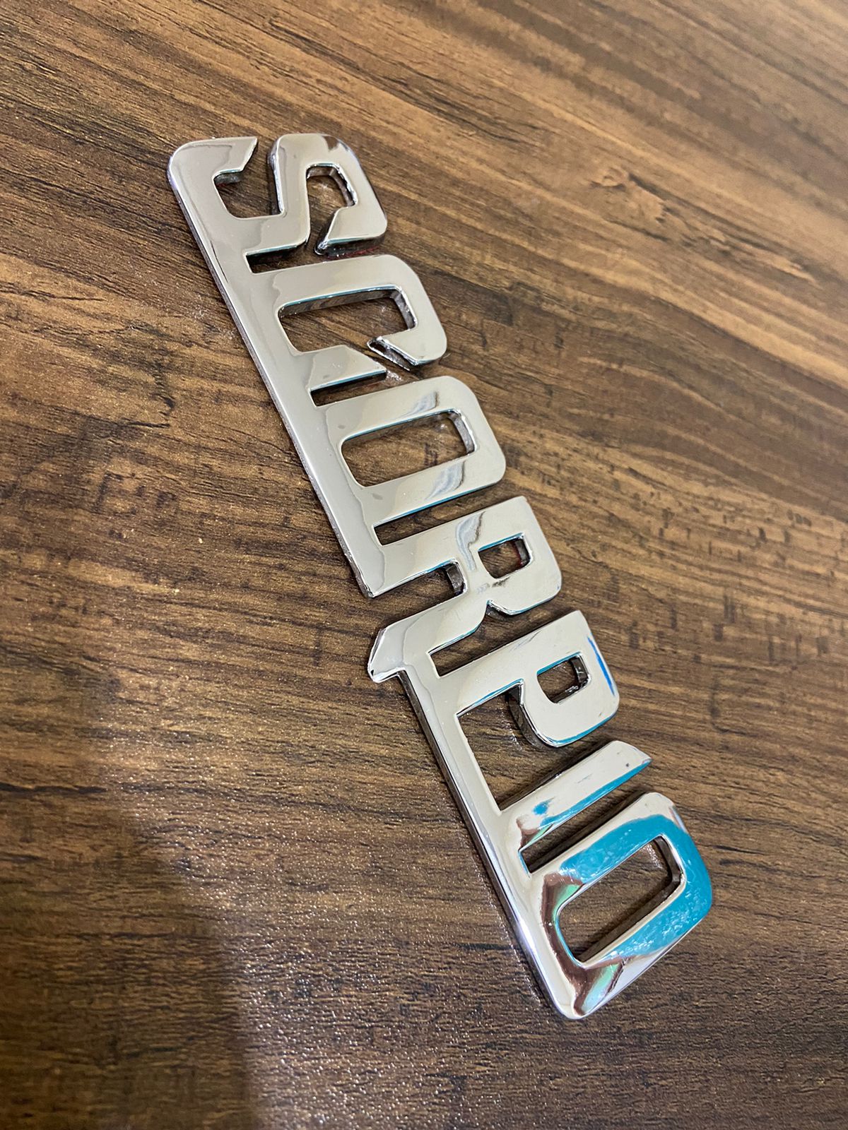 Mahindra Scorpio Chrome 3d Letter High quality ABS Material -Size -17 CM