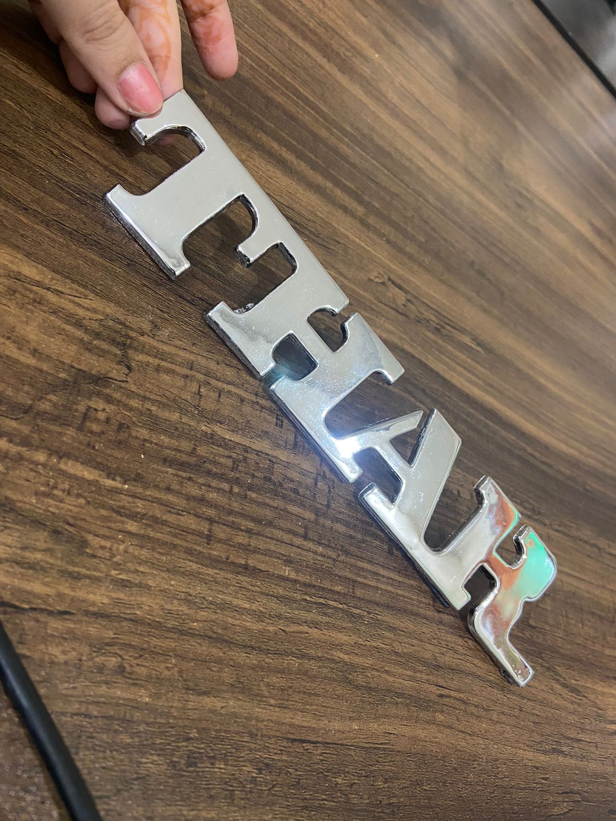 Thar logo sticker emblem monogram badge plastic chrome finish (Size-21 ...