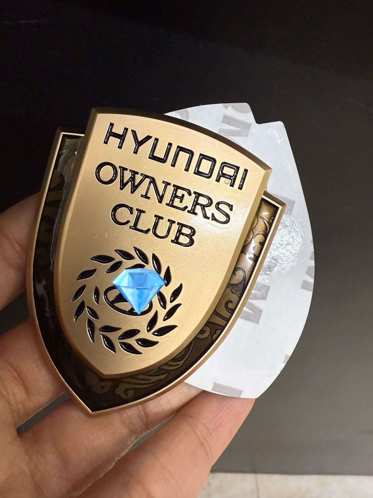 Premium Owners Club Metal Car Emblem Sticker | Luxury 3D Badge | Self-Adhesive Metal Logo for Cars, Bikes & Accessories