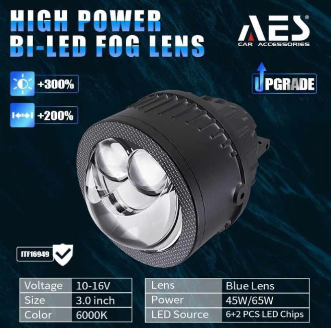 AES FX 3 Double Laser Bi-Led Fog Projector -65 watt