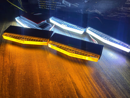 UFO Roof Marker Lights for Cars, Trucks, or SUV 4Ã—4 (3 Amber, 2 White)