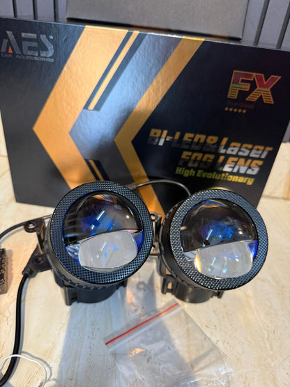 AES FX Bi led and Laser fog projector tri colour