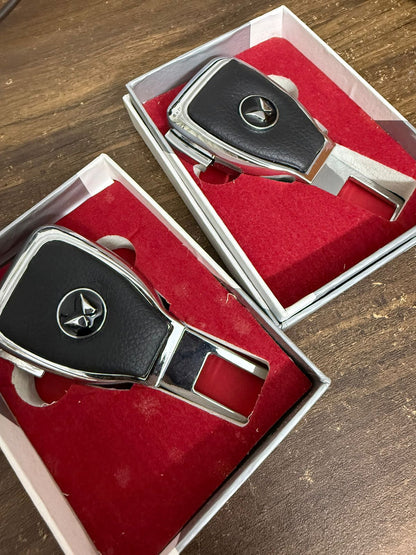 Caroxygen (2in1) Seat Belt Alarm Stopper Buckle & Holder (Pack of 2 )