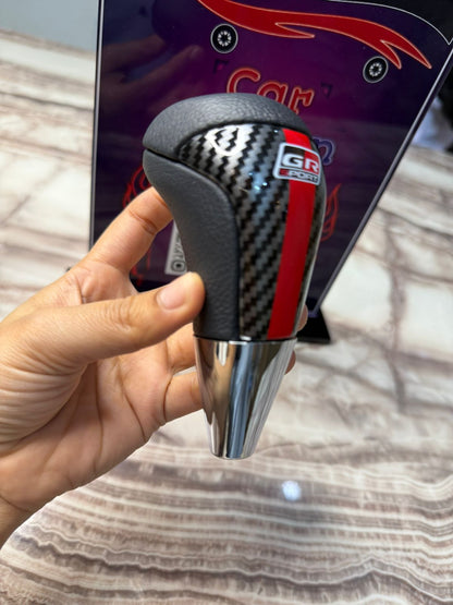 Carbon Design TRD Gear Knob Universal Gear Shifter Knob Lever for Most Manual Car with 3 Adapters TRD Versatile Sport Gear Shift Knob