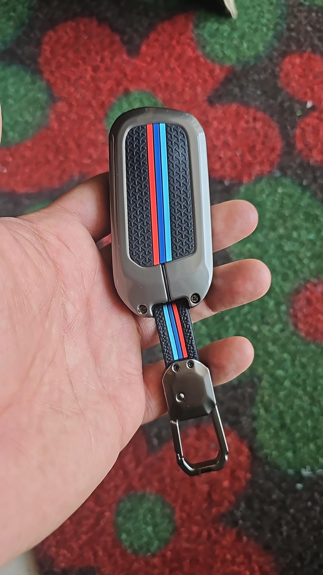 Metal Key Cover Compatible with Mahindra Scorpio N | 3XO | XUV 300 | Marazzo | XUV 700 | XUV 400 ev | Bolero | Thar 3 Button Flip Key