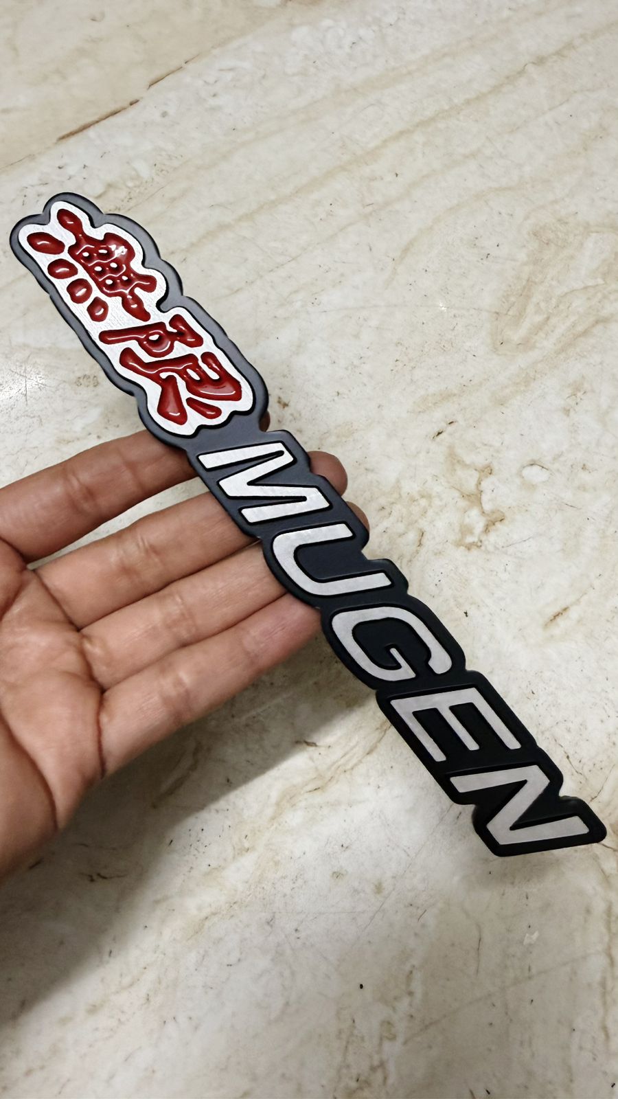 Caroxygen Premium Mugen Metal Car Sticker Durable & Stylish Auto Emblem for Vehicles